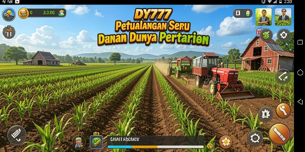 Tampilan gameplay DY777 yang menakjubkan dan seru dalam bertani.
