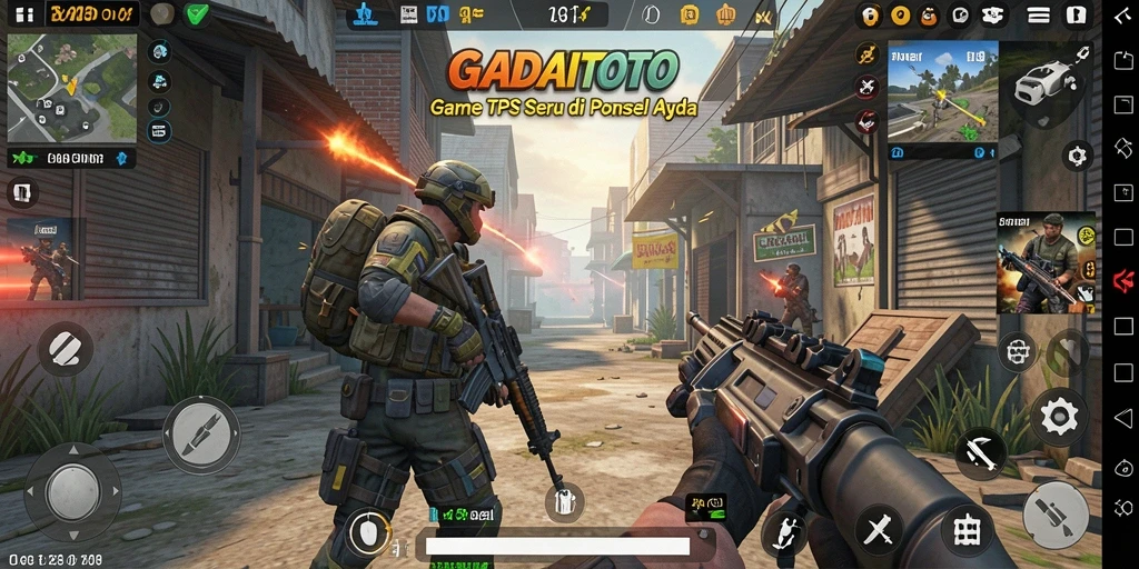 Tampilan aksi seru dalam GADAITOTO yang menggugah adrenalin.