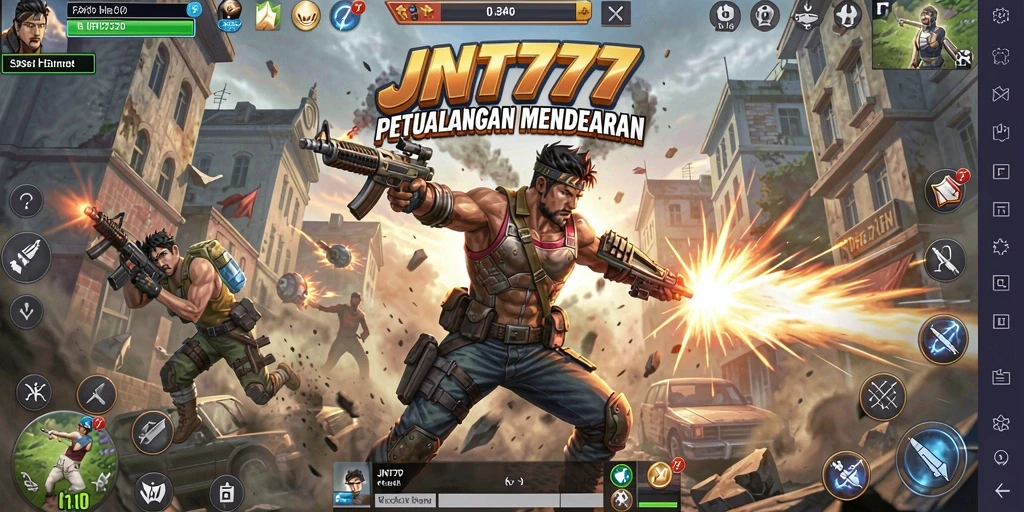 Tampilan gameplay seru dan mendebarkan di JNT777.