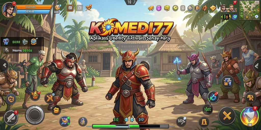 Tampilan antarmuka KOMEDI77 yang modern dan intuitif.