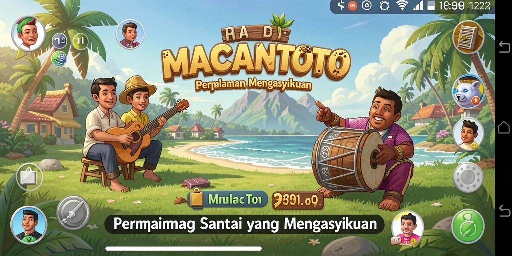 Tampilan gameplay yang menarik dari MACANTOTO, penuh warna dan kesenangan.