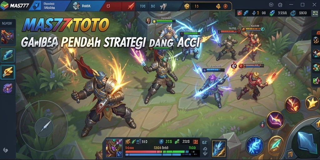 Tampilan gameplay yang mendebarkan di <strong>MAS77TOTO</strong> dengan pertempuran seru antara tim.