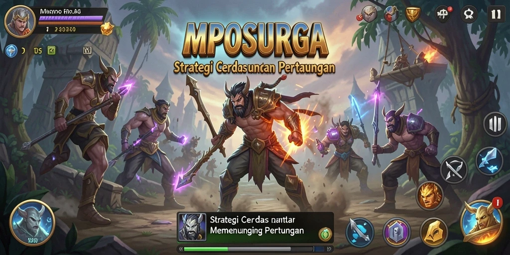 Tampilan menarik dari gameplay MPOSURGA yang penuh strategi.