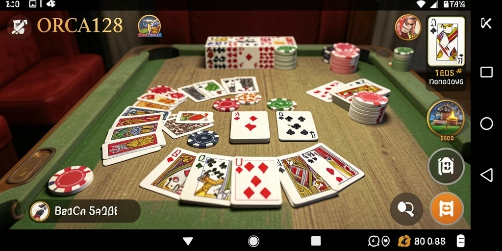 Tampilan gameplay Gaple yang menarik dan interaktif.