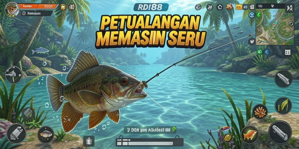 Tampilan gameplay RDI88 yang menampilkan pengalaman memancing yang seru.