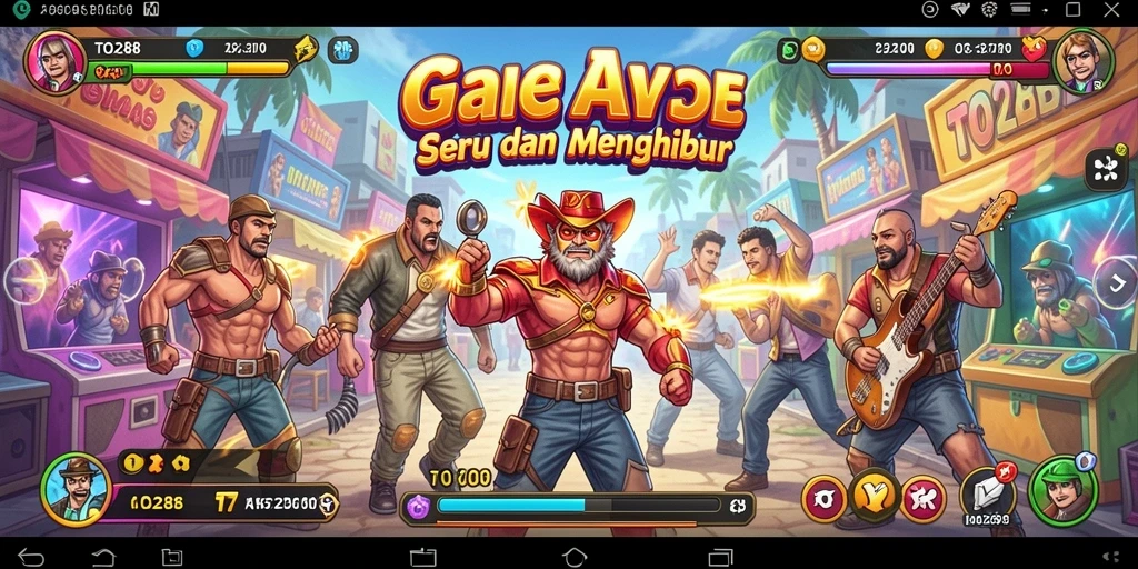Tangkapan layar menunjukkan aksi seru dari gameplay TO288 di level yang menantang.