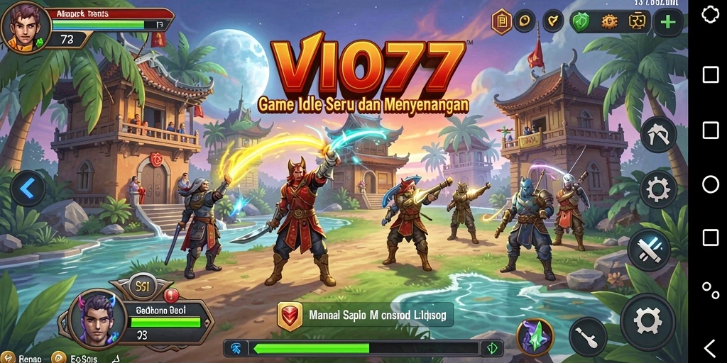 Tampilan gameplay VIO77 yang seru dan menantang.