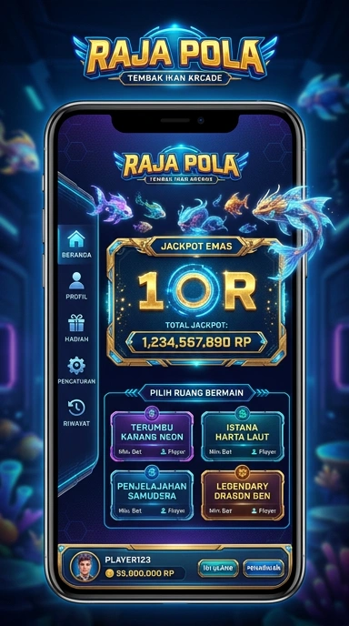 Screenshot tampilan utama aplikasi rajapola.